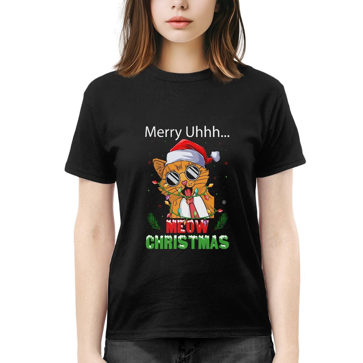 Merry Meow Christmas T-shirt