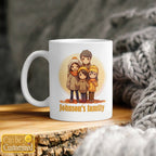 Personalized Your Family's Name for Four Peoples Mug
