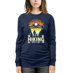 HappinessIs Hiking With A Dog Long Sleeve Tee