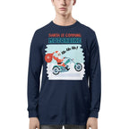 Santa Is Comming - Motorbike Long SleeveTee