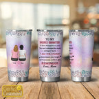 From Mom To Badass Daughter - Personalized Custom Tumbler