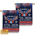 250 Years America Semiquincentennial Garden Flag