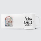 Girl Hands Love - Sisters Make The Best Friends Mug