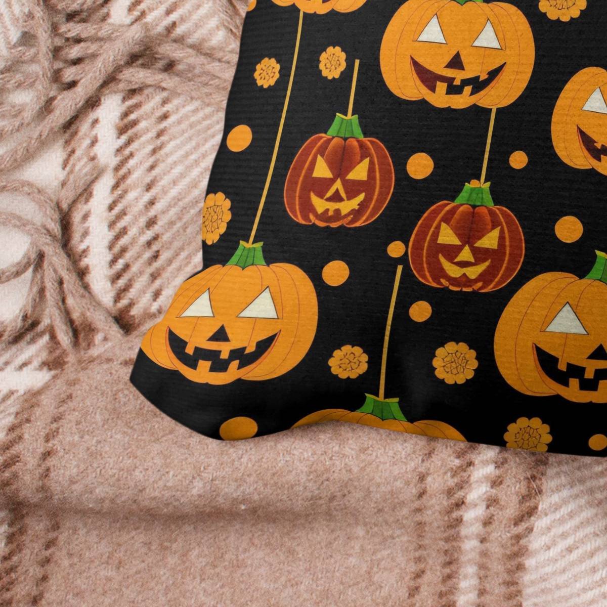Halloween Patterns Pillow