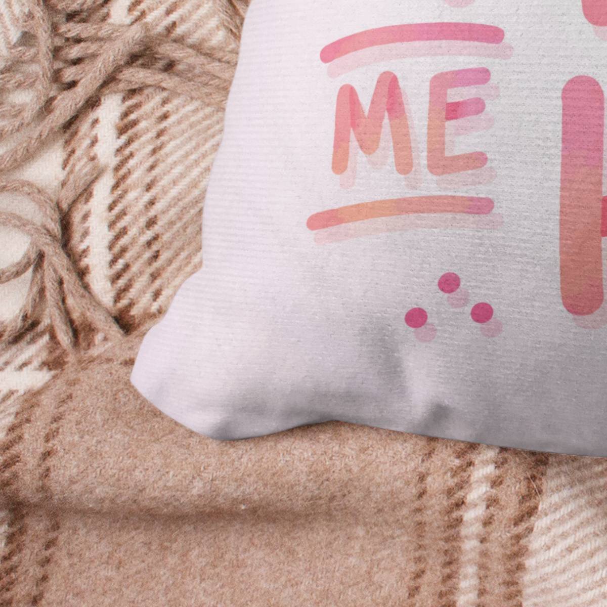 ALE You Make Me Happy Pllow