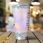 From Mom To Badass Daughter - Personalized Custom Tumbler
