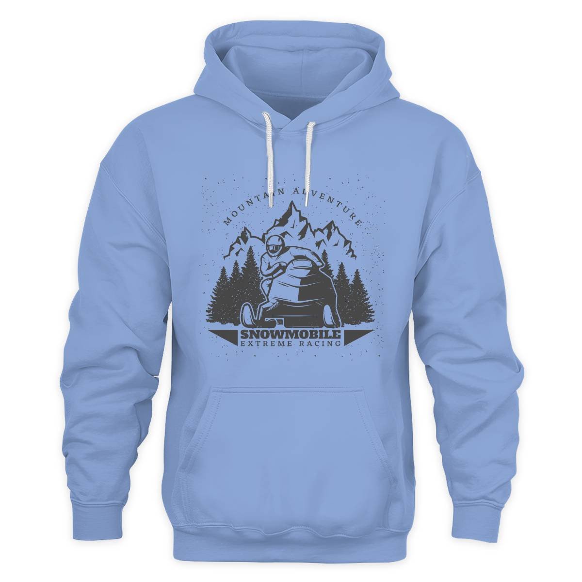 Mountain Adventure Snowmobile Extreme Racing Hoodie