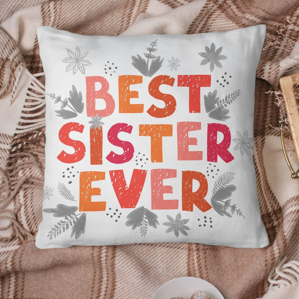 Colorful Best Sister Ever Pillow