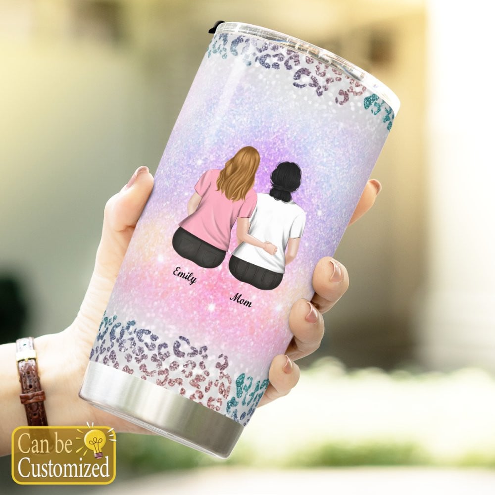 From Mom To Badass Daughter - Personalized Custom Tumbler