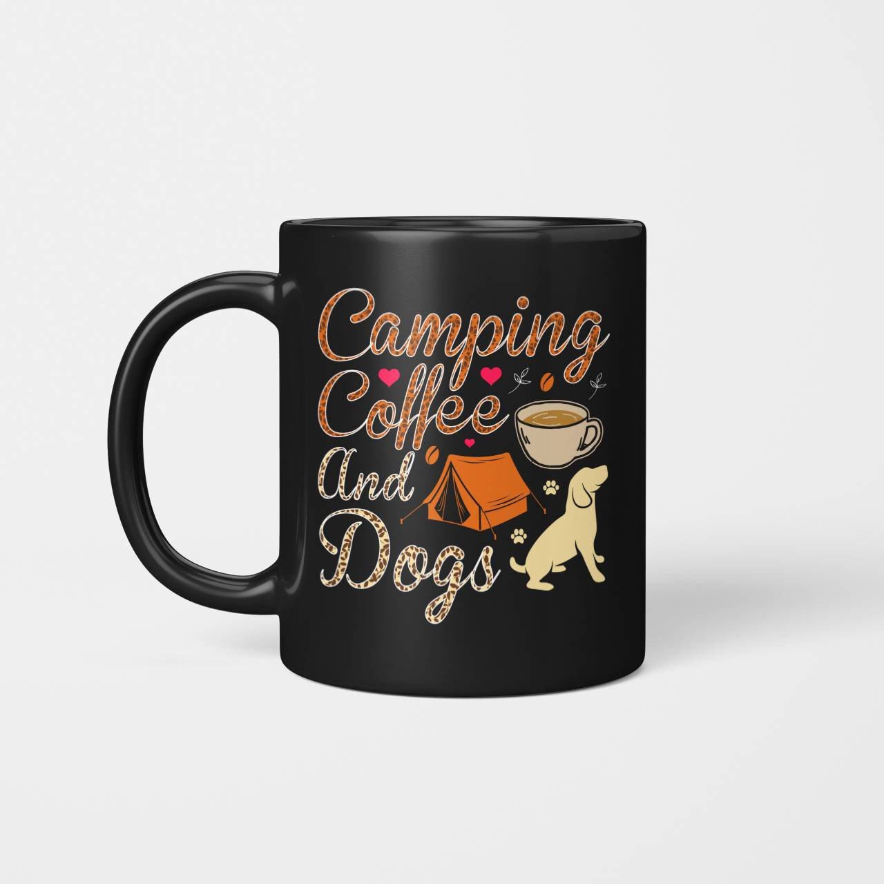 Camping Coffee And Dogs Mug