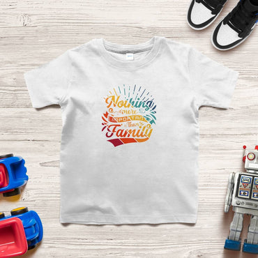 Nothing More Important Than Family T-shirt