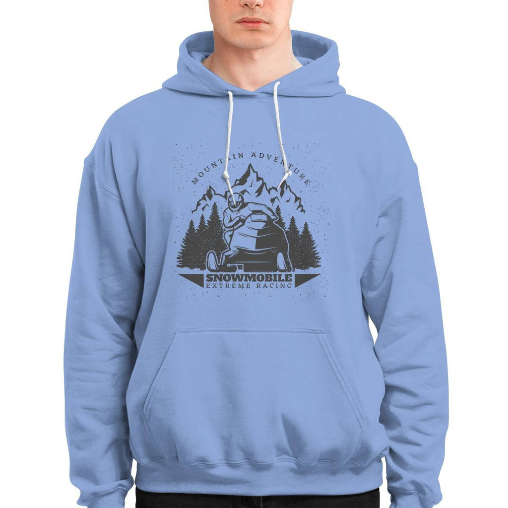 Mountain Adventure Snowmobile Extreme Racing Hoodie